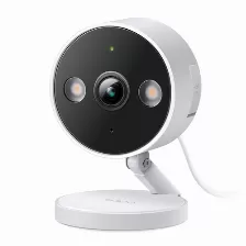 Cámara Ip Tp-link Tapo Tapo C120 4 Mp, Wifi, Microsd, Interior Y Exterior, Blanco, Negro